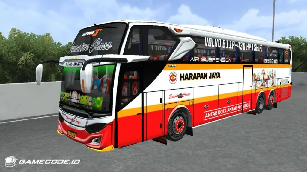 Livery Harapan Jaya JB3 Volvo B11R Tronton