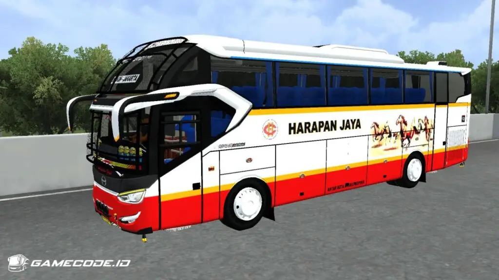 Livery Harapan Jaya SR2 S Series XHD Hino