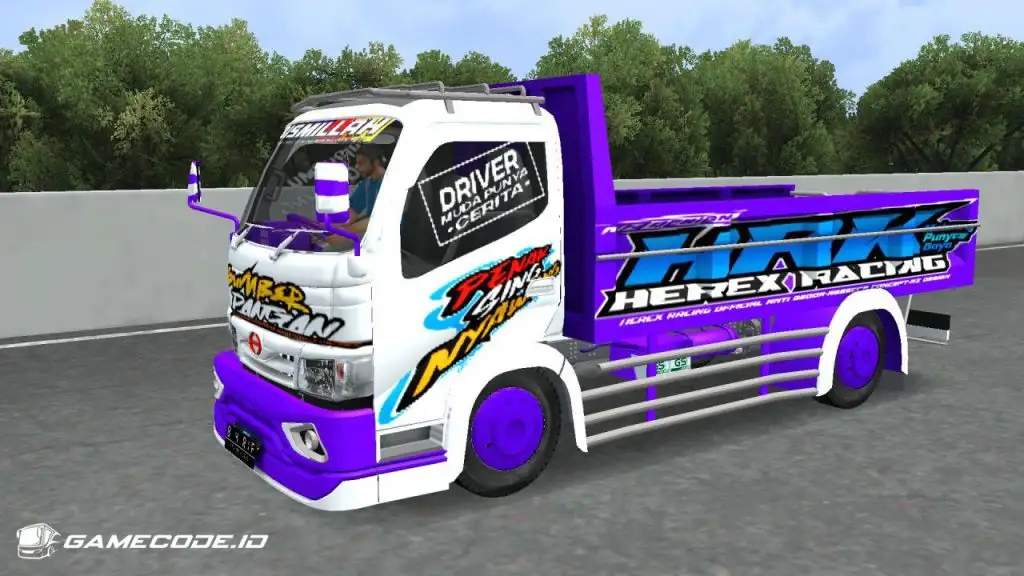 Livery Herex Racing Truck Hino Dutro Manja