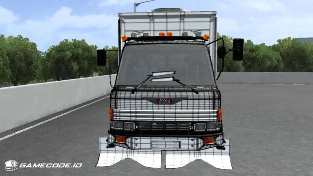 tampilan Truck Hino Ranger Dump Sumatera bagian depan