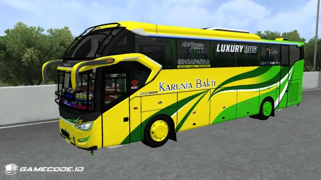 Livery Karunia Bakti SR2 S Series XHD Hino