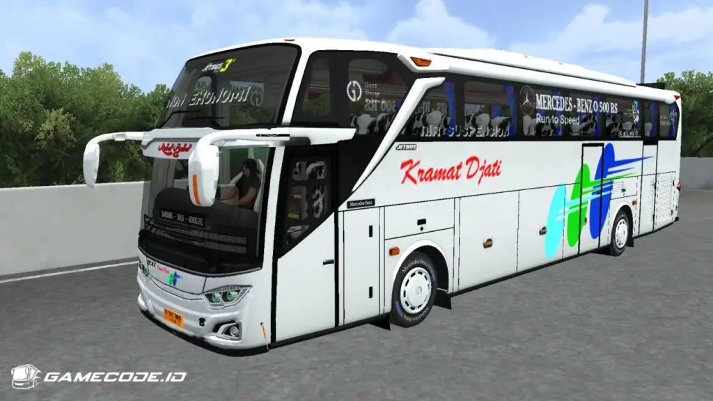 Livery Kramat Djati Akap JB3+ SHD Mercy O500RS