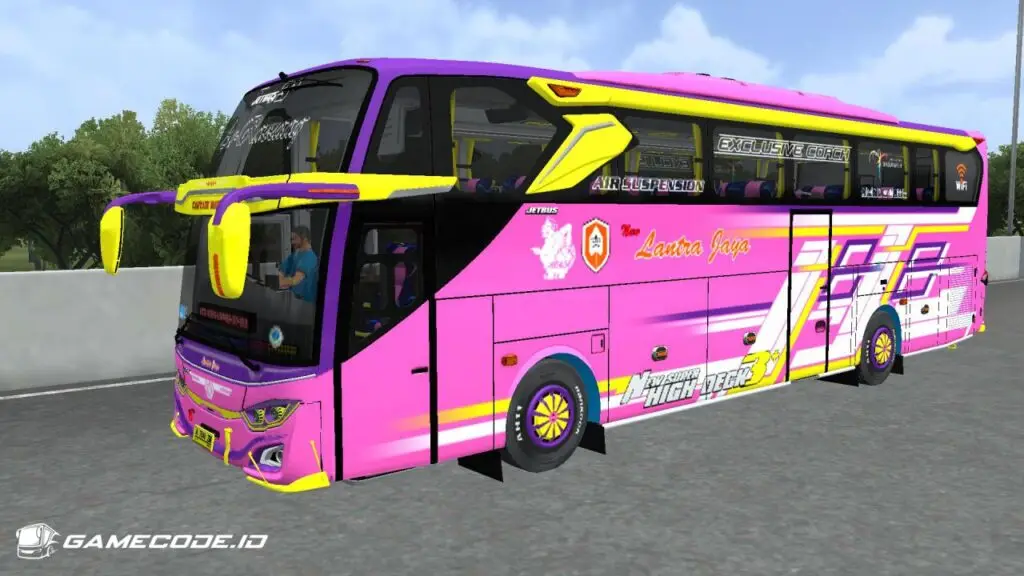 Livery Lantra Jaya JB3+ Hino Pintu Tengah