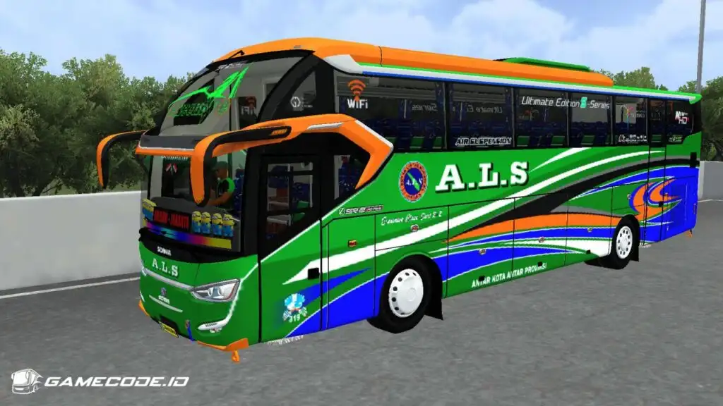 Livery ALS SR2 XHD Prime Scania