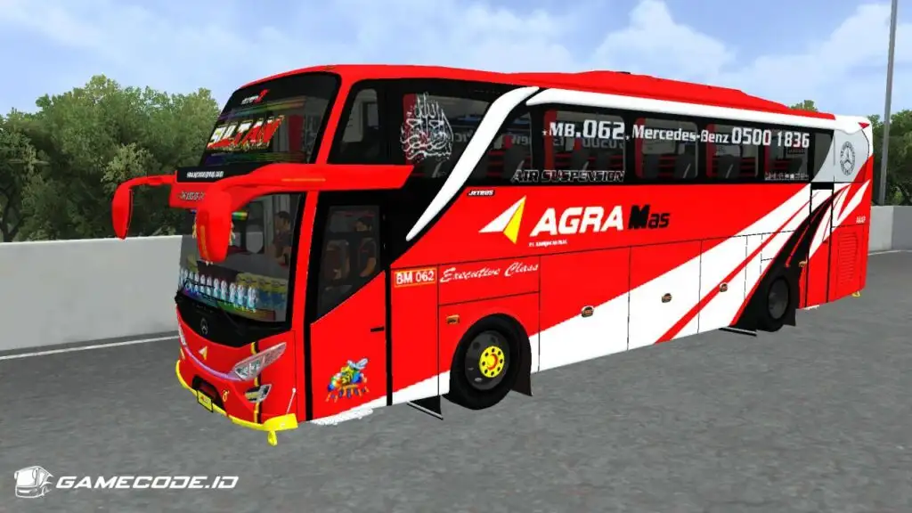 Livery Agra Mas 062 Sultan Jetbus 2 Hino RK