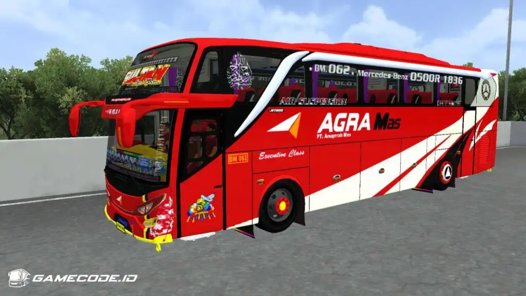 Livery Agra Mas Full Boneka Jetbus 2 Hino RK