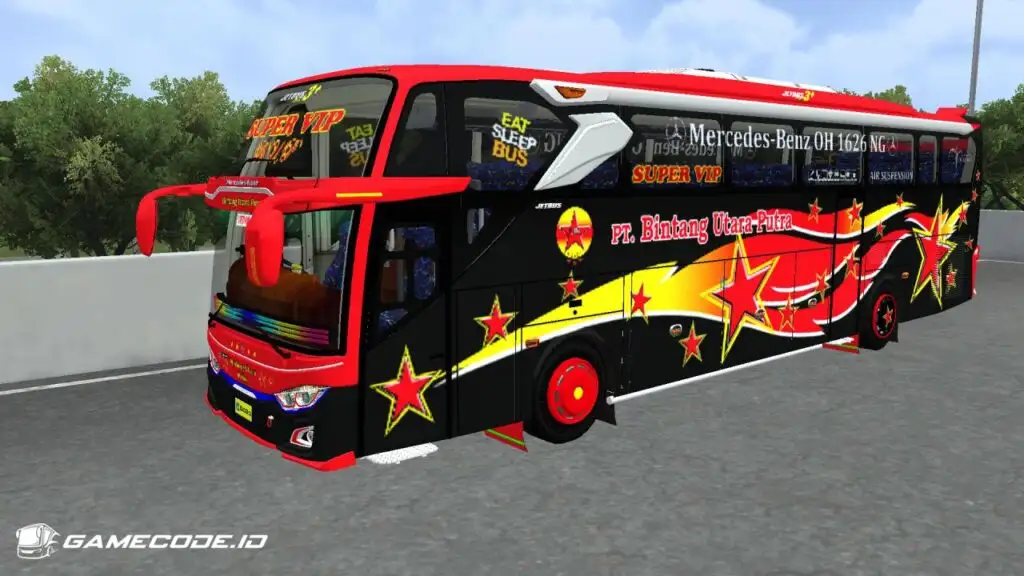 Livery BUP Jetbus 3+ Mercy O500R