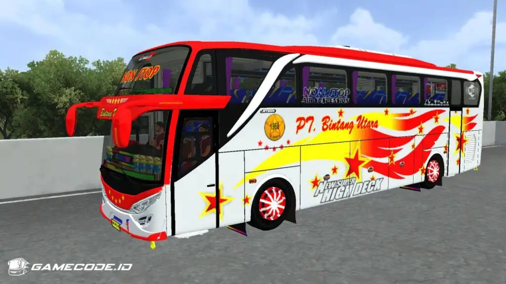 Livery Bintang Utara Non Stop Jetbus 2 Hino RK