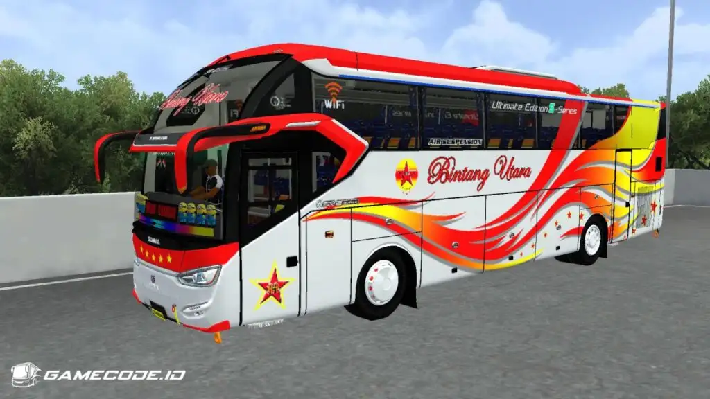 Livery Bintang Utara SR2 XHD Prime Scania