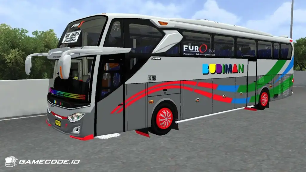 Livery Budiman Jetbus 3+ Mercy O500R