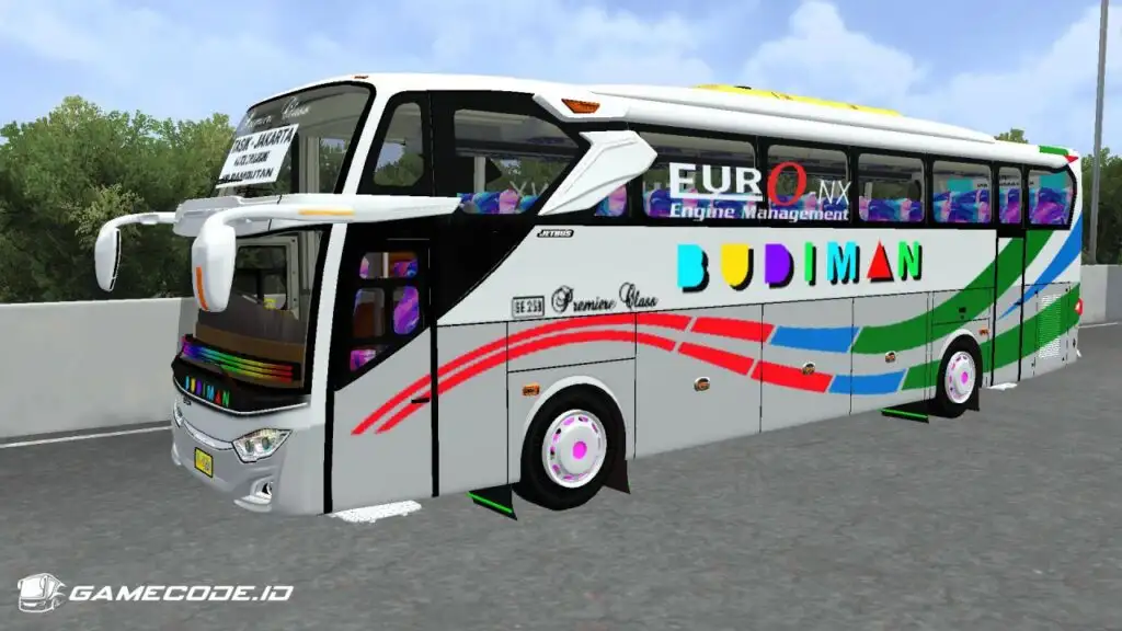 Livery Budiman Jetbus 3+ Hino RK