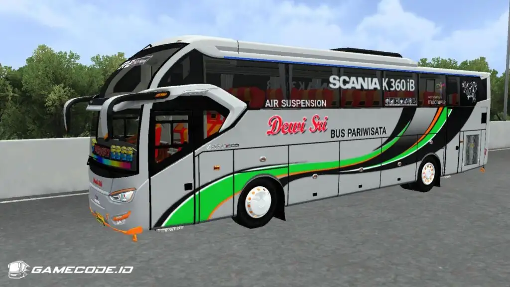 Livery Dewi Sri Pariwisata SR2 XHD Prime Scania
