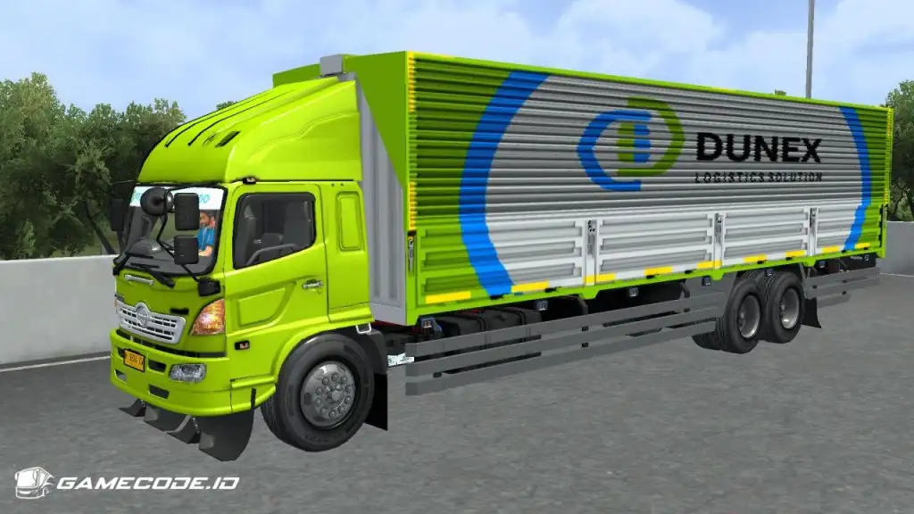 Livery Dunex Truck Hino Lohan Wingbox V2