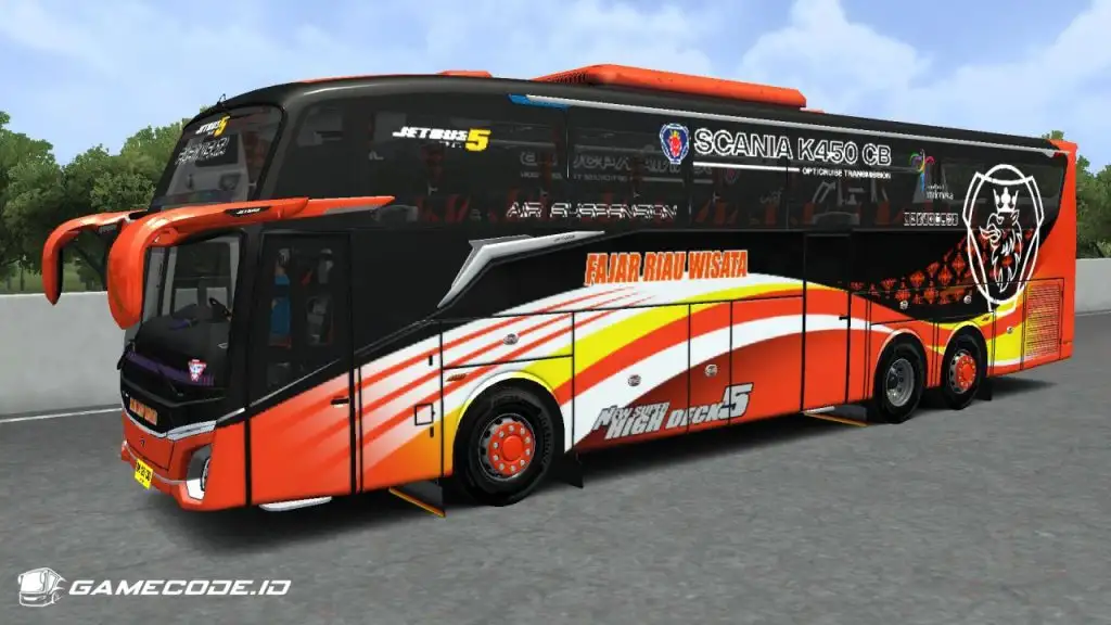 Livery Fajar Riau Nusantara JB5 Scania K450CB Tronton