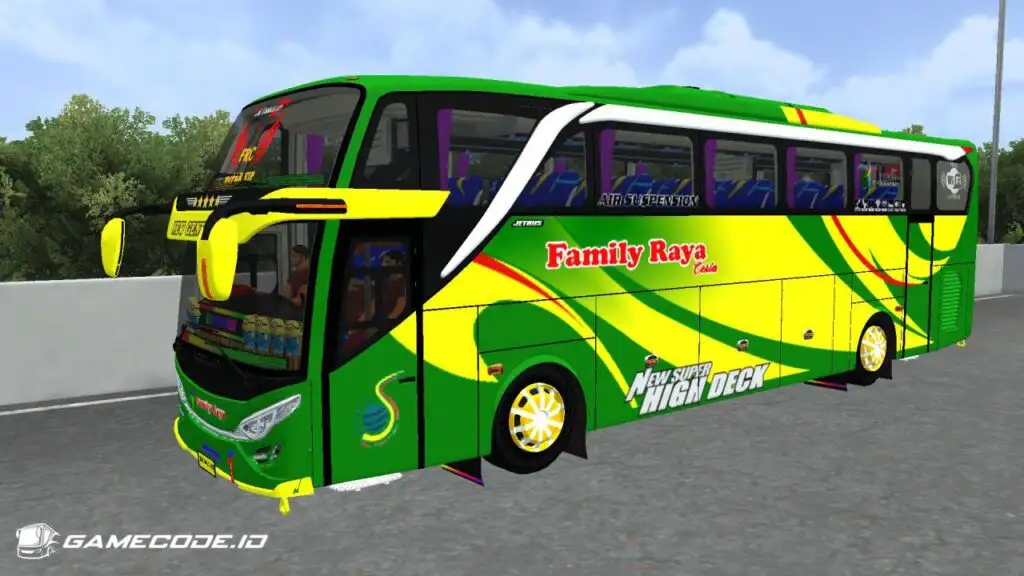 Livery Family Raya Ceria Jetbus 2 Hino RK