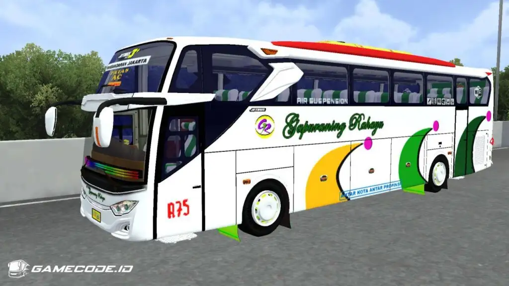 Livery Gapuraning Rahayu Jetbus 3+ Hino RK