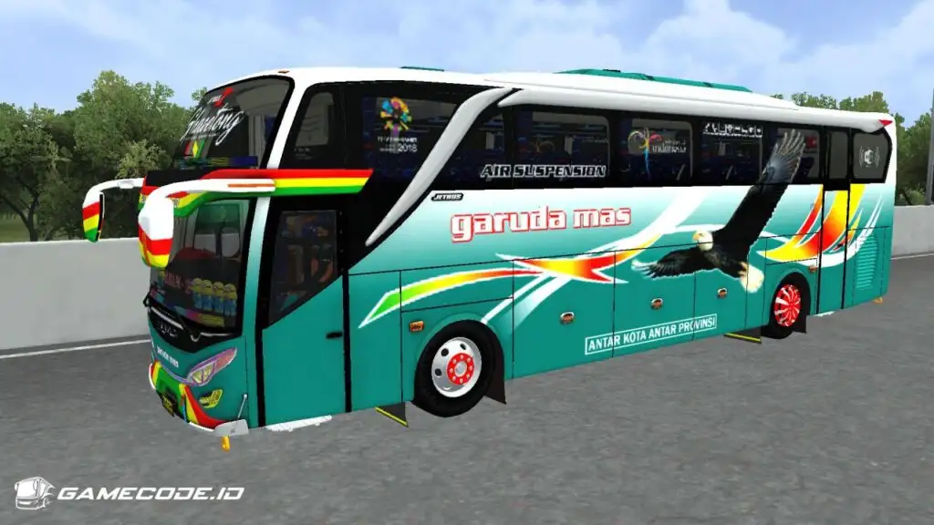 Livery Garuda Mas Ghasetong Jetbus 2 Hino RK