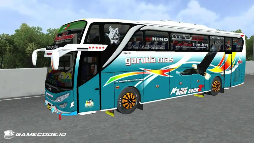 Livery Garuda Mas JB2+ SHD Hino RK
