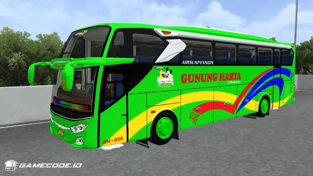 Livery Gunung Harta Jetbus 3+ Hino RK