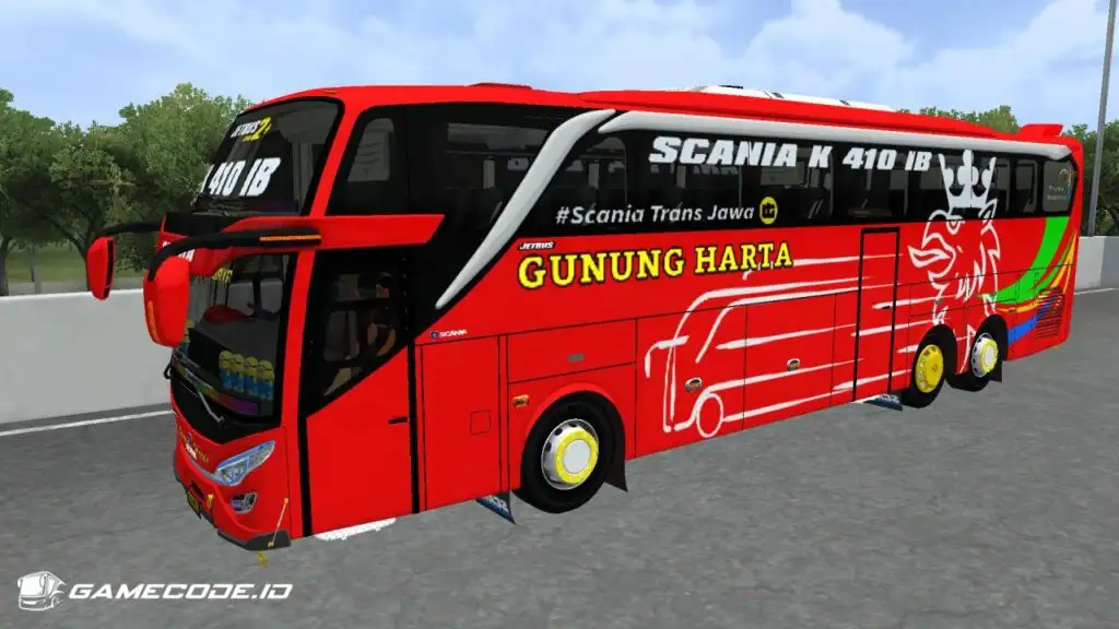 Livery Gunung Harta Merah JB2 Scania K410iB