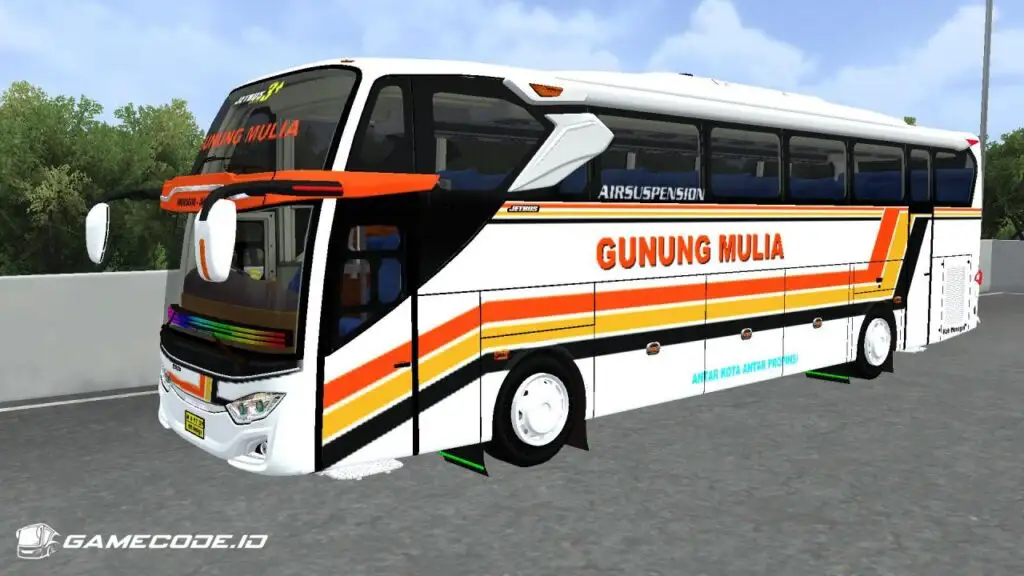 Livery Gunung Mulia Jetbus 3+ Hino RK