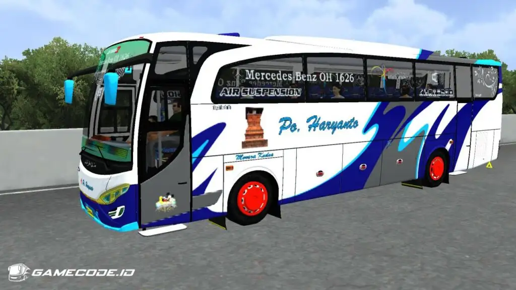 Livery HR Banyu Langit Jetbus 2 HD (JB2HD)