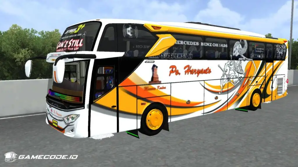 Livery HR Gan'z Still Jetbus 3+ Hino RK