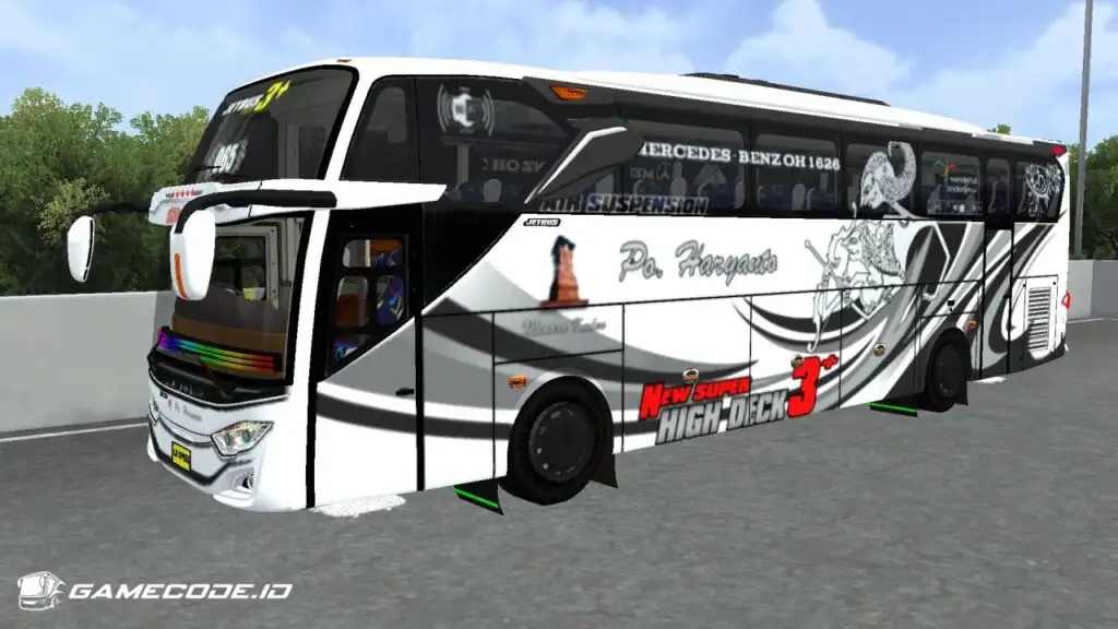 Livery HR Paradise Jetbus 3+ Hino RK