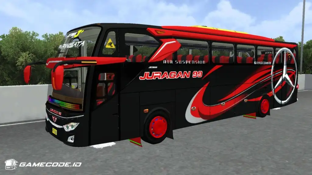 Livery Juragan 99 Jetbus 3+ Hino RK