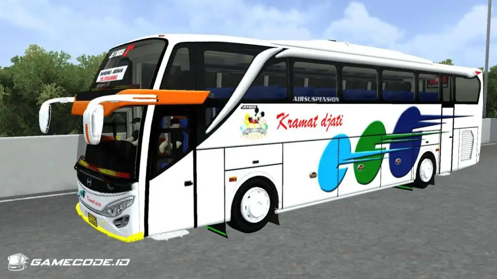 Livery Kramat Djati JB2 SHD Hino RK