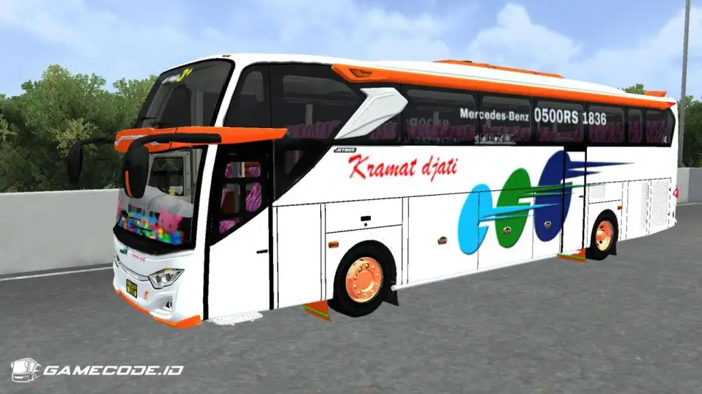 Livery Kramat Djati Jetbus 3+ Mercy O500R