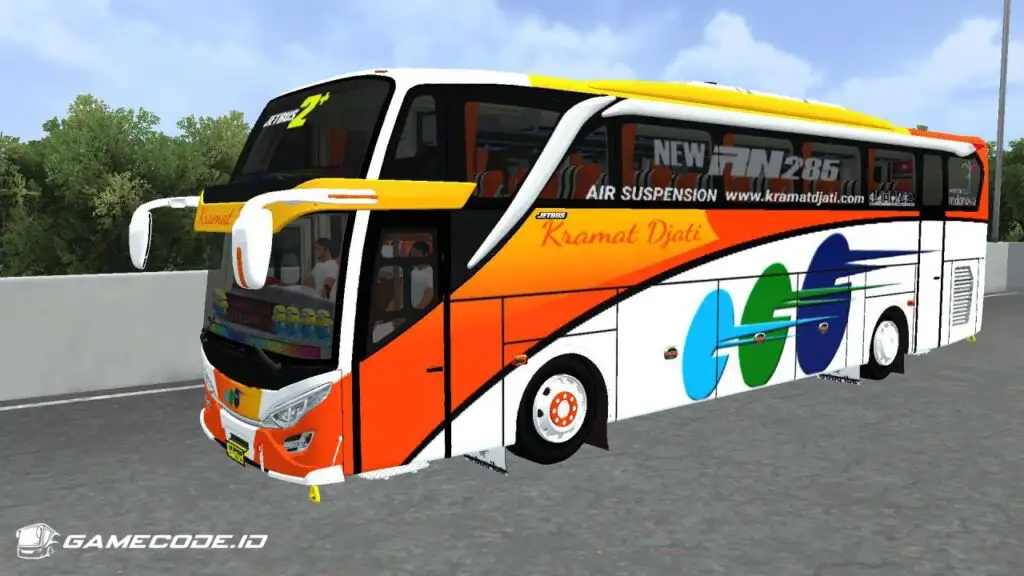 Livery Kramat Djati Oren Jetbus 2 Hino RK