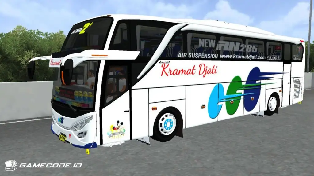 Livery Kramat Djati Putih Jetbus 2 Hino RK
