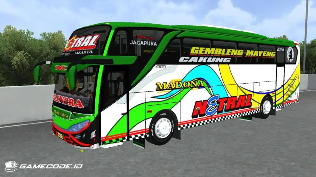Livery Madona Netral JB2+ SHD Hino RK