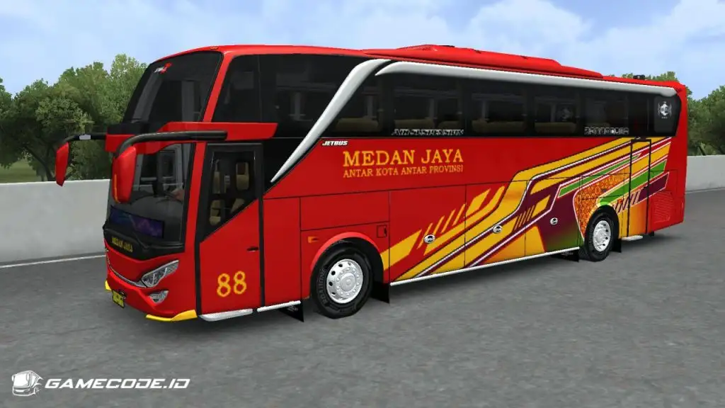 Livery Medan Jaya JB2 Hino RK ASxFM
