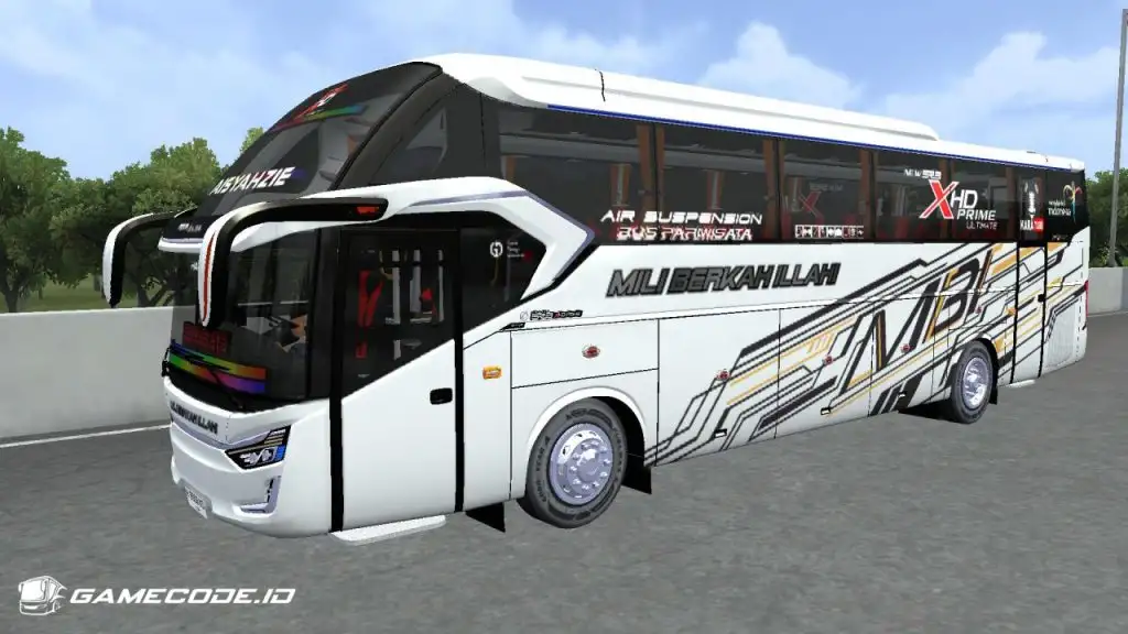 Livery Mili Berkah Illahi SR3 Hino RK XHD