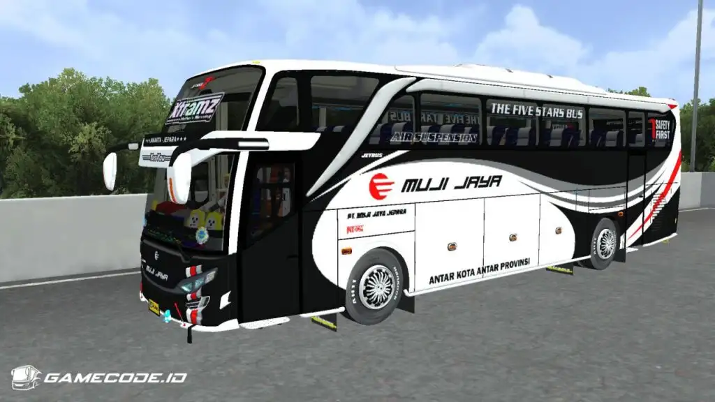 Livery Muji Jaya JB2+ SHD Hino RK