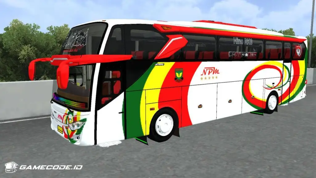 Livery NMP Jetbus 3+ Hino RK
