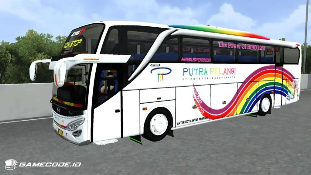 Livery Putra Pelangi JB2 SHD Hino RK