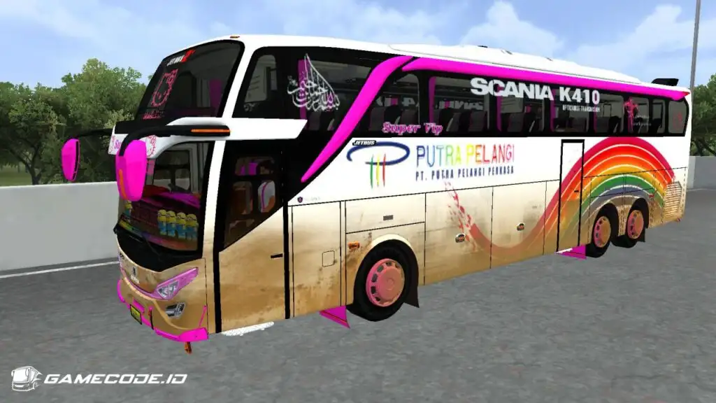 Livery Putra Pelangi Kotor JB2 Scania K410iB