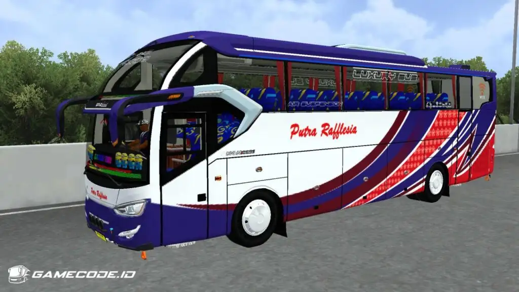 Livery Putra Rafflesia Spesial SR2 XHD Hino RK