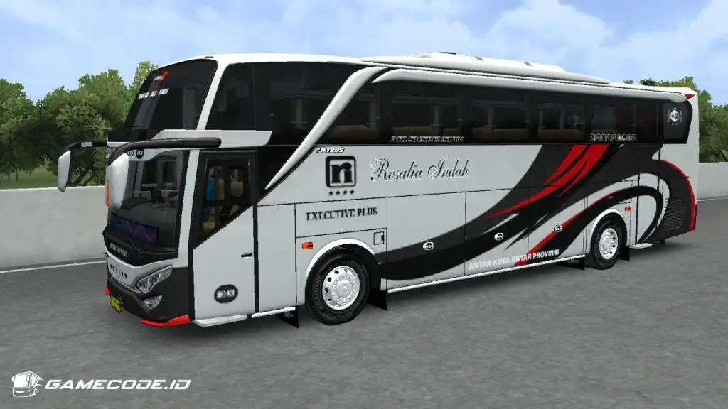 Livery Rosalia Indah JB2 Hino RK ASxFM