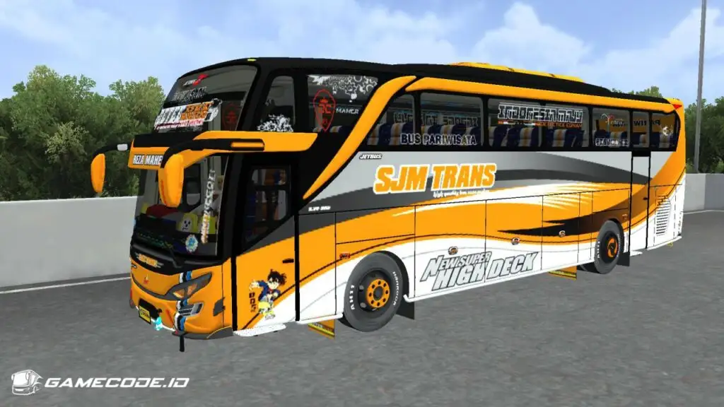 Livery SJM Trans Detective Conan JB2+ SHD Hino RK