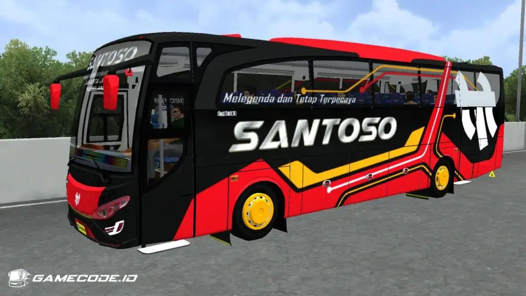 Livery Santoso Jetbus 2 HD (JB2HD)