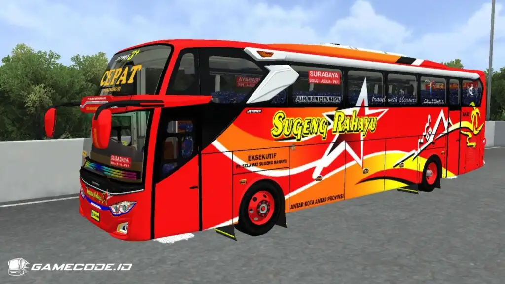 Livery Sugeng Rahayu Jetbus 3+ Hino RK