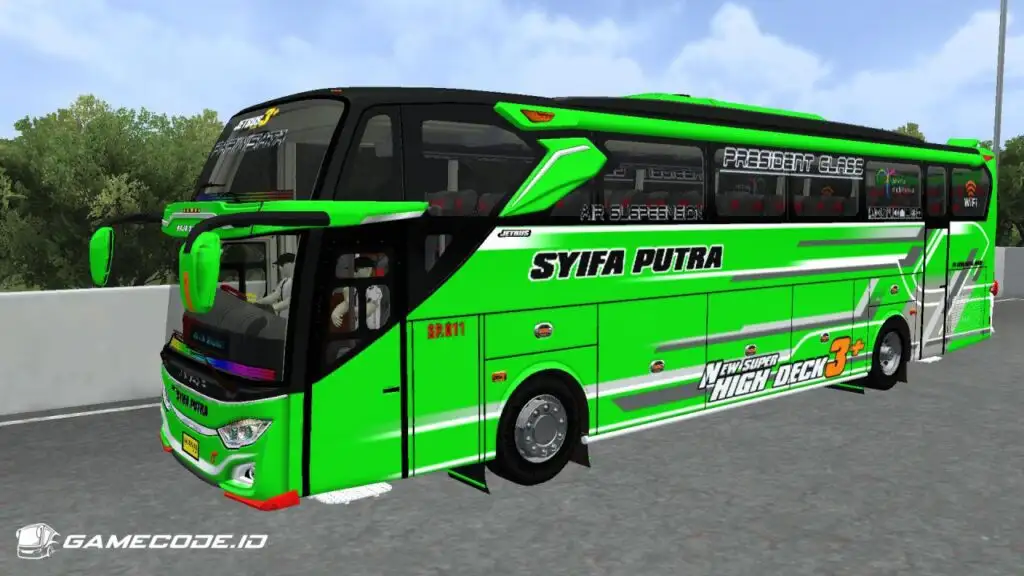 Livery Syifa Putra Green JB3+ Scania K360iB