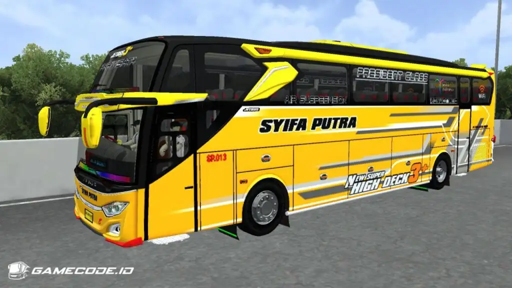 Livery Syifa Putra Orange JB3+ Scania K360iB
