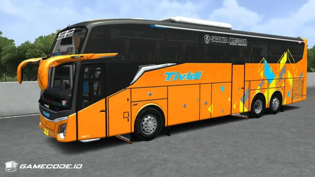 Livery TIVIDI JB5 Scania K450CB Tronton