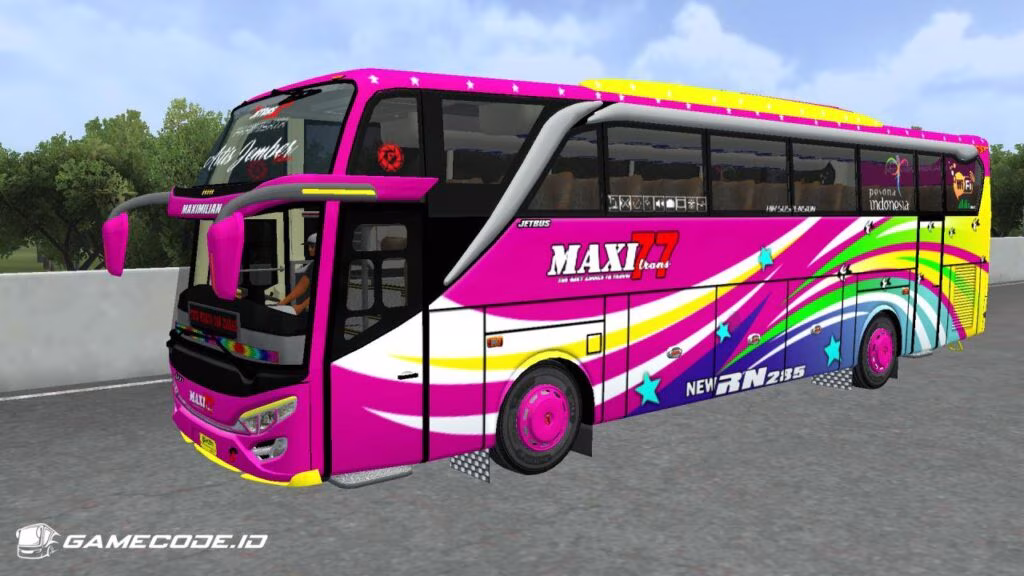 Livery Maxi 77 Trans JB2+ HDD Hino RN285