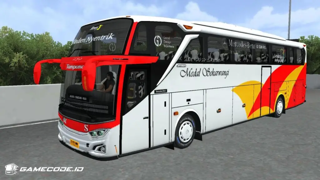 Livery Medal Sekarwangi JB3+ SHD Mercy O500RS